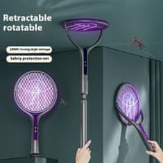 shumee Električna teleskopska raketa za uničevanje insektov 2 v 1, svetilka za muhe in komarje