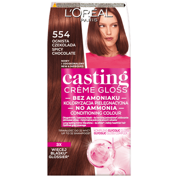 L’Oréal Barva za lase Loreal Casting Creme Gloss - 554 Ognjena čokolada (48 ml, 72 ml, 60 ml)