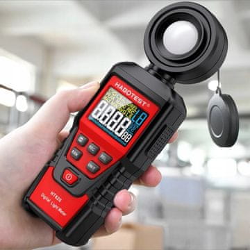 Habotest Luxmeter svetlomer merilnik osvetljenosti merilnik luksov merjenje 200000 LUX 0,5 s
