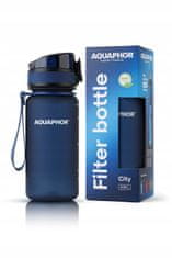 Aquaphor Aquaphor City steklenička za filtriranje vode 350 ml temno modra vadbena steklenička