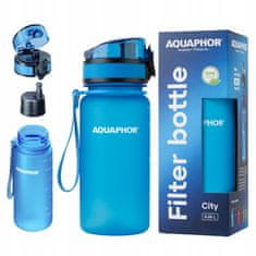 Aquaphor Aquaphor City steklenička za filtriranje vode 350 ml modra fitnes steklenica