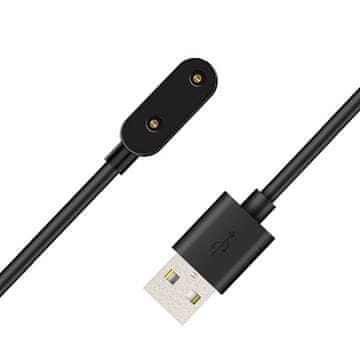 HURTEL Magnetni polnilnik za Huawei Band 6/7/8/9/10 Watch Fit 1/2/3, 1 m – črn