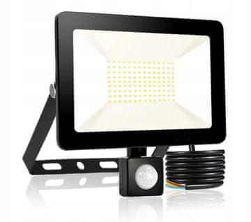shumee 50W LED reflektor s halogenskim senzorjem gibanja za vrtno fasado