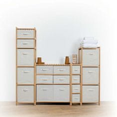 5Five® Kopalniška polica s 4 košarami Tidy Box