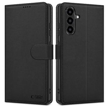 Tech-protect Ovitek za Samsung Galaxy A56 5G Wallet – mat črn