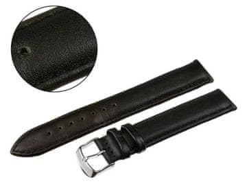 Pacific Pacifiški pašček 22 MM XXL W70XL gladek črn pašček, črni šivi