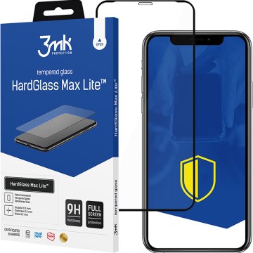 3MK Apple iPhone 11 Pro Max - HardGlass Max Lite črne barve