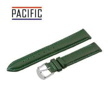 Pacific Pacifiški pašček 22 MM W35 gladek zelen pašček, zeleni šivi