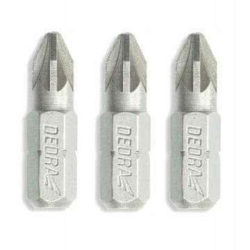 shumee Izvijačni nastavki Pozidriv PZ1x25mm, 3 kosi v blistru