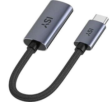 shumee Adapter USB-C - DisplayPort ISY IDP-2500 za sivo barvo