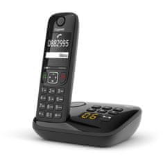 Gigaset Gigaset AS690A Analog/DECT telefon s ID klicatelja Črna