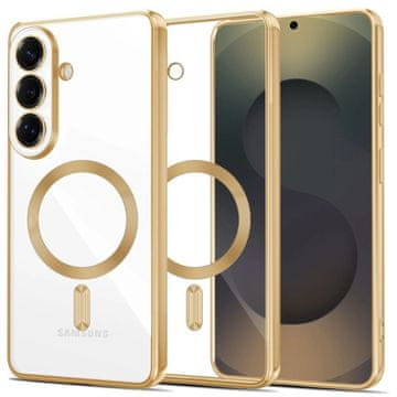Tech-protect Ohišje za Samsung Galaxy S26 MagFlex – prosojno zlato