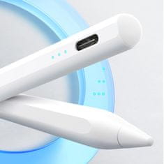 Joyroom Aktivni stylus z 2 zamenljivimi konicami – bel