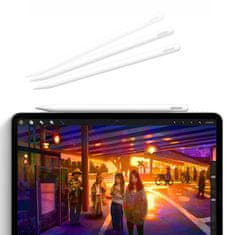Joyroom Aktivni stylus z 2 zamenljivimi konicami – bel