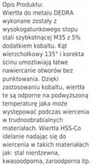 Sveder za kovino, HSS-Co, 5% Co, 135°, 1 x 34 mm, 3 kosi