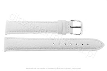 Pacific Pacific pas 22 MM XL W71L poljot bel pas, beli šivi