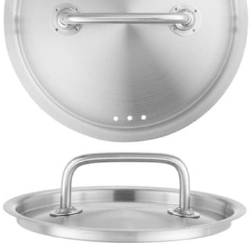 Hendi Pokrov za lonec Kitchen Line STAL, premer 160 mm