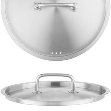 Hendi Pokrov za lonec Kitchen Line STAL, premer 240 mm