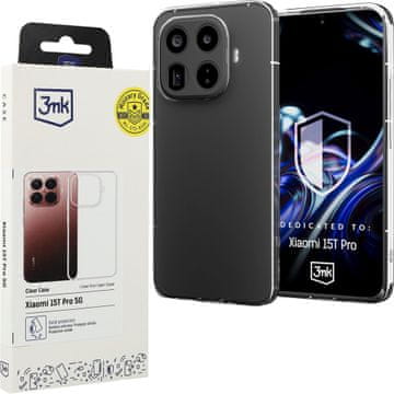 3MK Ovitek za Xiaomi 15T Pro 5G - prozoren ovitek