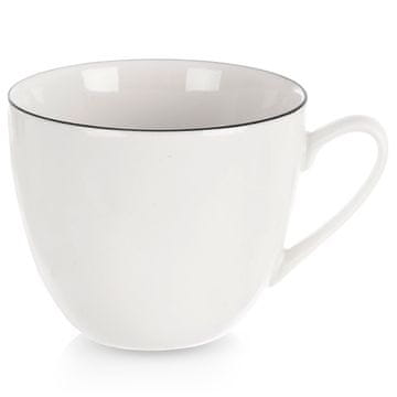 Artemis Porcelanasta skodelica za kavo ali čaj, bel porcelan, 200 ml