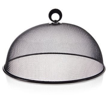 Orion Kovinski senčnik za živila, črna mreža, 30 cm