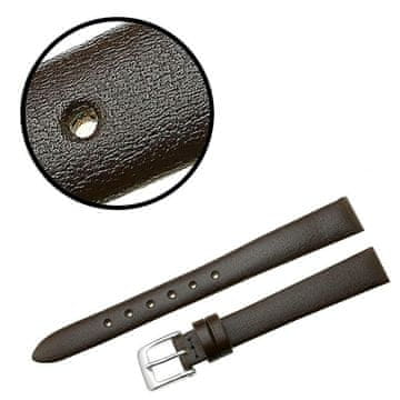 shumee Reda pas 12 mm gladek temno rjav pas, lepljen