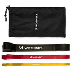 WOZINSKY Lateksne elastične trakove za vadbo in fitnes – 3 kos.