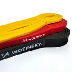WOZINSKY Lateksne elastične trakove za vadbo in fitnes – 3 kos.