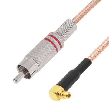 shumee Pigtail mmcx vtič RA / RCA vtič RG316 50cm