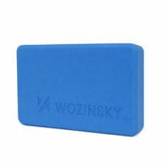 WOZINSKY Kocka za jogo, pilates in raztezne vaje – modra