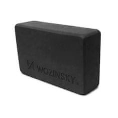 WOZINSKY Kocka za jogo, pilates in raztezne vaje – črna