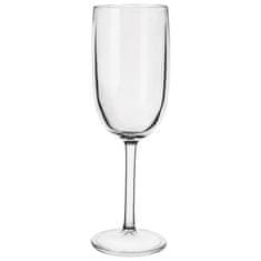 Artemis Plastični kozarec za pitje vina ali šampanjca, nezlomljiv, za večkratno uporabo, 200 ml