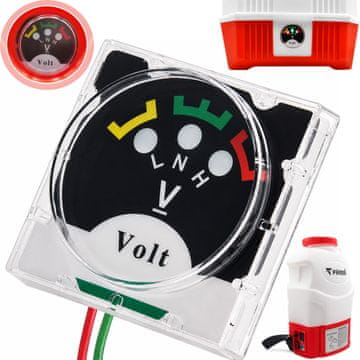 em VOLTMETER ZA BATERIJSKI ŠKROPILNIK