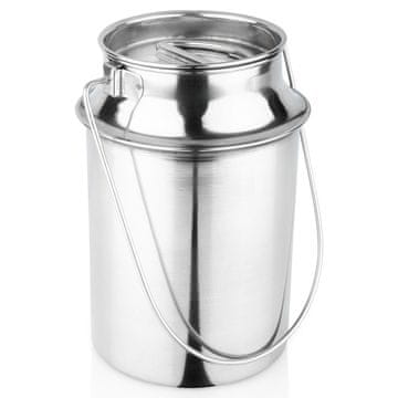 Artemis Jeklena posoda, kovinska posoda, posoda za mleko, retro mleko 1,9 l