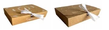 Inny KraftBox Elegance 22x17x5 cm Praktična in elegantna škatla za