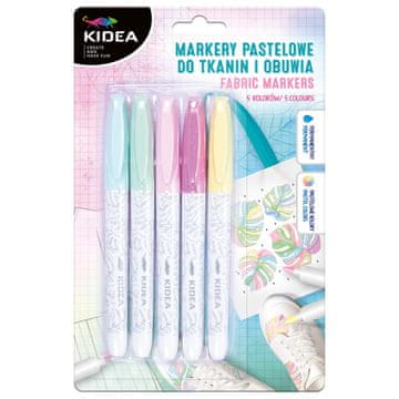 Inny Pastelni markerji Kidea, 5 kosov. Vključite ustvarjalnost v svoje projekte.