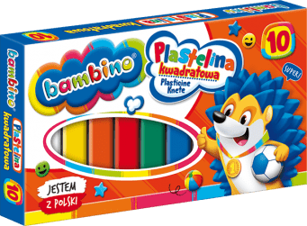 Inny Majewski Bambino plastelin 10 barv - Ustvarjalna zabava v vseh odtenkih!