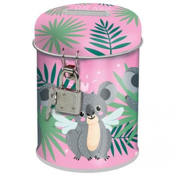 Inny Koala Toys Koala Piggy Bank s ključavnico Varno shranjevanje za