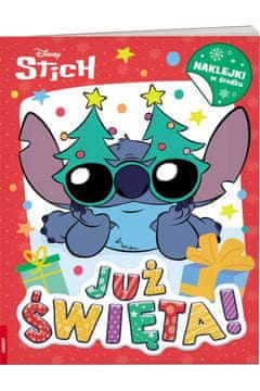 Inny Disney Stitch Čarovnija božiča v interaktivni otroški knjigi