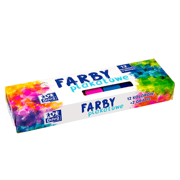 Inny Barve za plakate Oxford 12+2/20 ml Izrazite svojo ustvarjalnost v