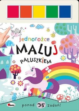 Inny Edinstven svet barv - knjiga za slikanje s prsti za malčke