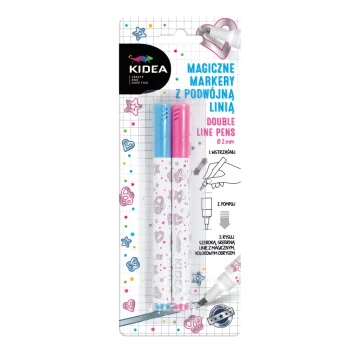 Inny Kidea Magic Marker Duo Ustvarite kovinske mojstrovine z barvitimi