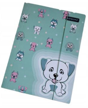 Inny Astrapap Mapa A4 Pastelne živali Eleganten organizator za
