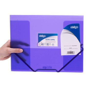 Inny Elegantna mapa Purple World PP A4 z elastiko, idealna za pisarno in