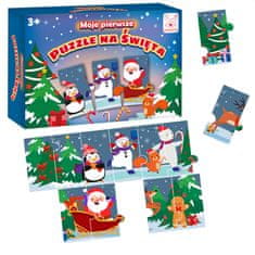 Inny PuzzleMagic Zimska odkritja Izobraževalne in ustvarjalne uganke za