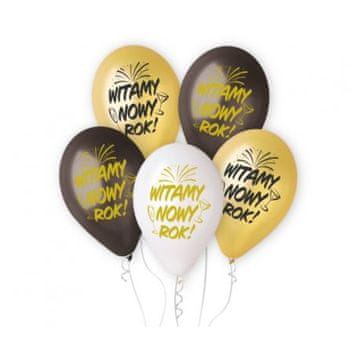 Inny Gemar Premium balon "Dobrodošli v novem letu" Popolna dekoracija za
