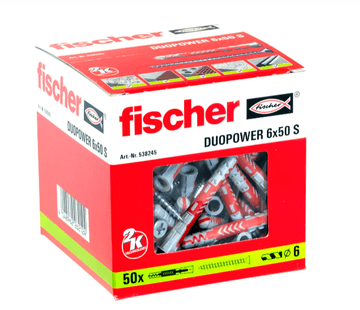 FISCHER Fischer duopower 6x50mm S + vijaki (50 kosov)
