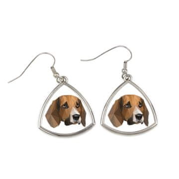 Artdog Uhani Beagle s fotografijo in napisom geometrijski pes Art-Dog