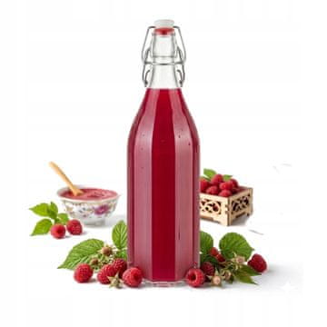 shumee Steklenica Costolata 750 ml z mehanskim zamaškom Likerji Sok Pivo Limonada