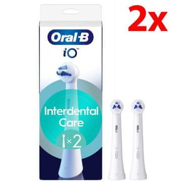 shumee Nastavki za zobno ščetko Oral-B iO Interdental Clean White (2 kosa)
